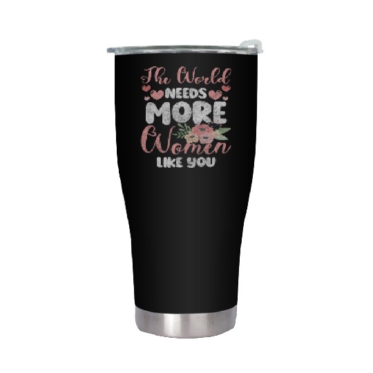 Women's Day Power Frida Kahlo Stainless Steel Tumblers