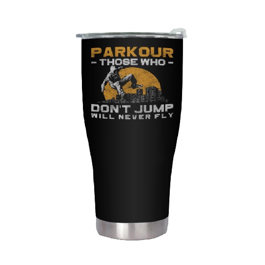 Freerunning Extreme Sport Underground Stunt Stainless Steel Tumblers