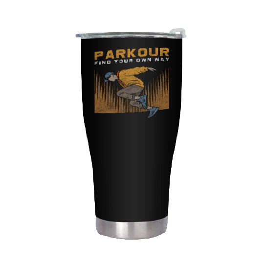 Parkour Extreme Underground Stunt Stainless Steel Tumblers