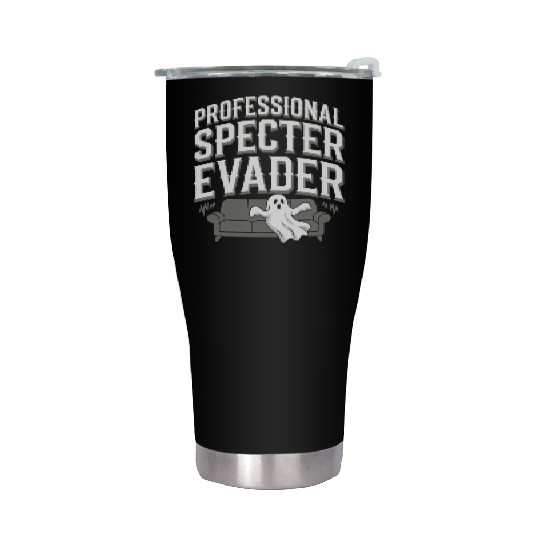 Paranormal Comedy Funny Ghost Humor Lighthearted Stainless Steel Tumblers