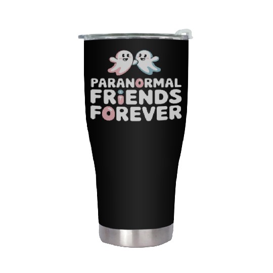 Paranormal Comedy Funny Ghost Humor Lighthearted Stainless Steel Tumblers