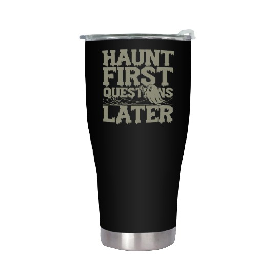 Paranormal Comedy Funny Ghost Humor Lighthearted Stainless Steel Tumblers