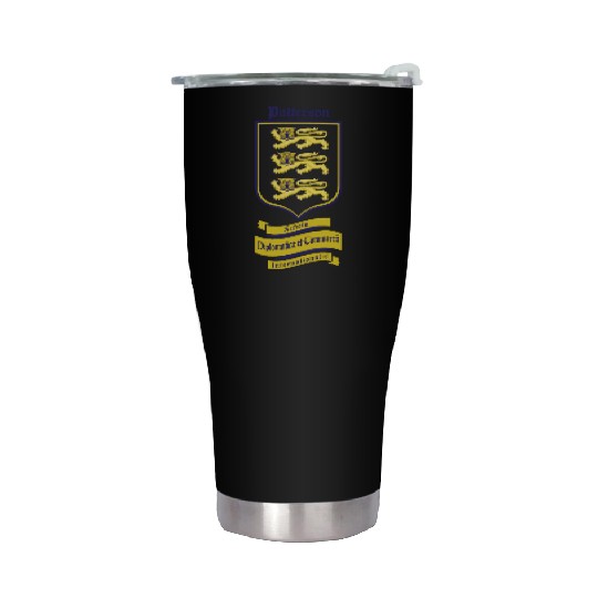 Patterson Underground Heraldic Shield Light Stainless Steel Tumblers