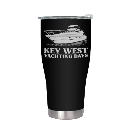 KEY-WEST YACHTING DAYS Florida Keys Sunshine-State Stainless Steel Tumblers