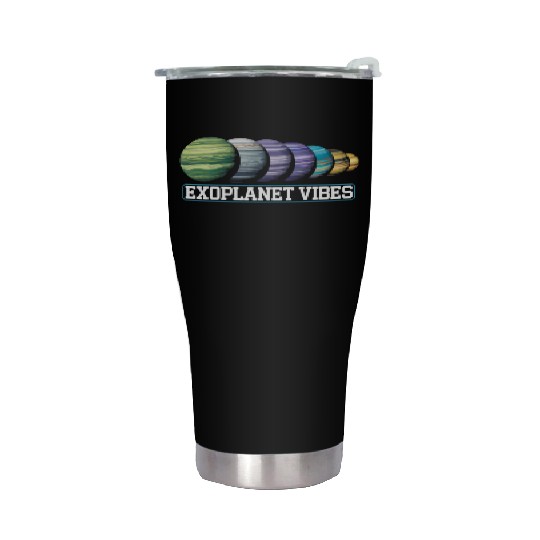 Exoplanet Universe Space Astronomer Astronomy Stainless Steel Tumblers