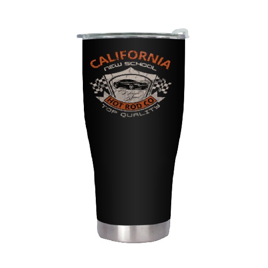 California New School Hot Rod Co. Stainless Steel Tumblers