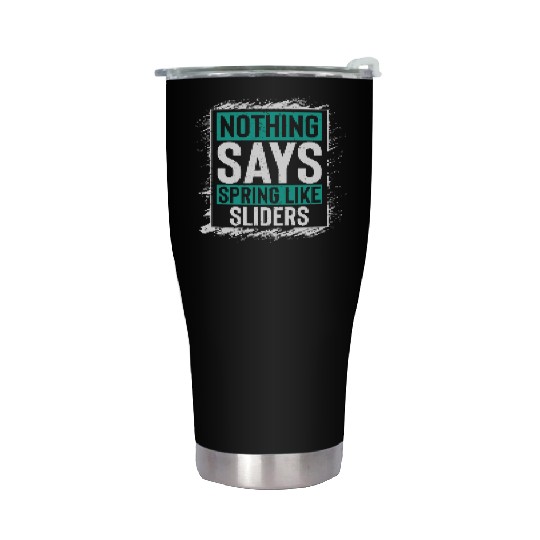 Nothing Says Spring Like Sliders Fun Vibes Stainless Steel Tumblers