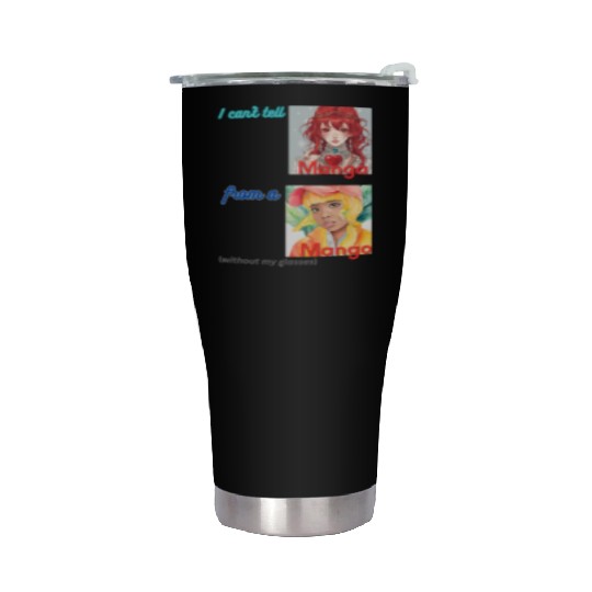I can t tell manga from a mango Stainless Steel Tumblers