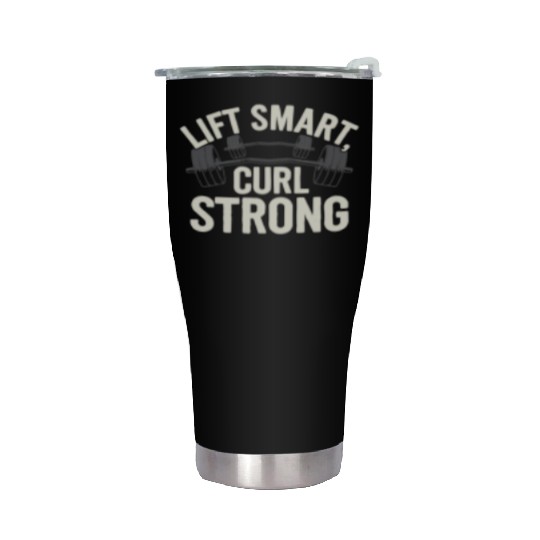 Hammer Curls Bodybuilding Fitness Workout Gym Stainless Steel Tumblers