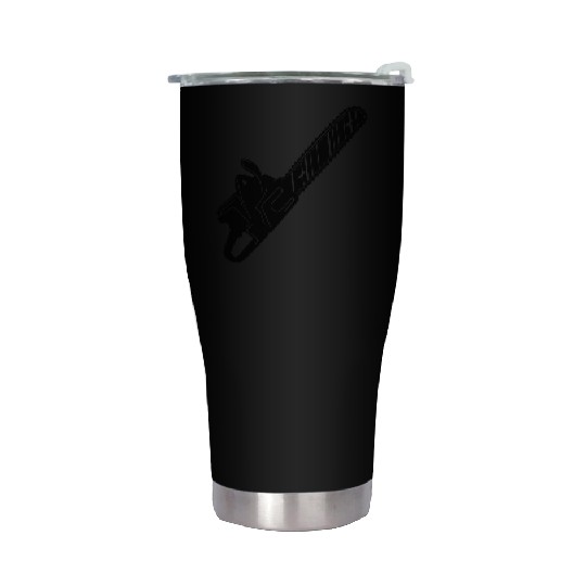 Chainsaw woodcutter, Stainless Steel Tumblers