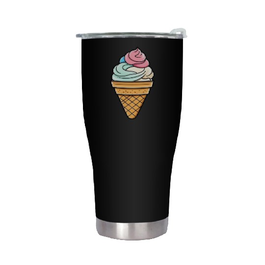 ice cream lover Stainless Steel Tumblers