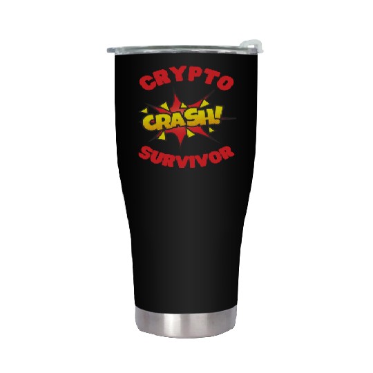 CRYPTO crash survivor Stainless Steel Tumblers
