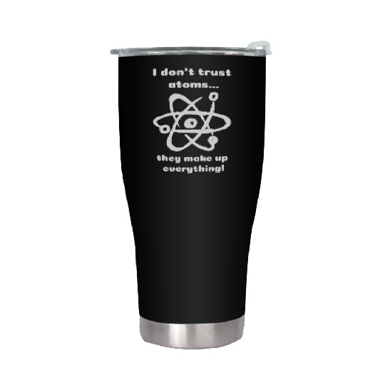 Science puns Stainless Steel Tumblers