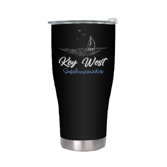 FLORIDA KEYS SEA ADVENTURES IN KEY-WEST Keys Stainless Steel Tumblers