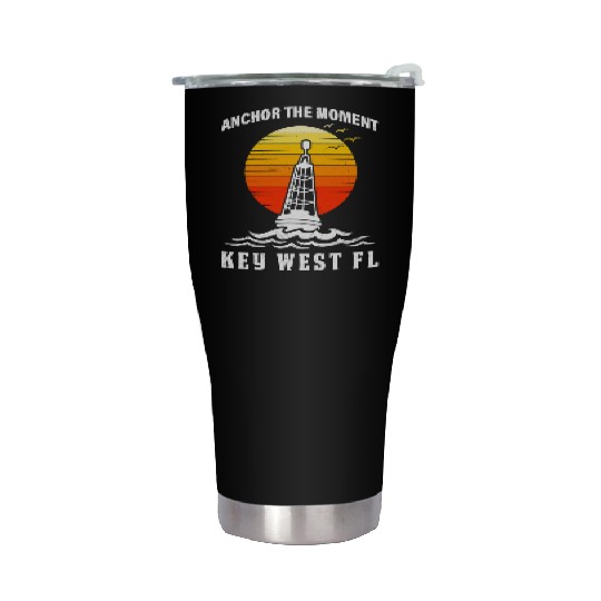 West Keys ANCHOR THE MOMENT KEY-WEST FL Stainless Steel Tumblers