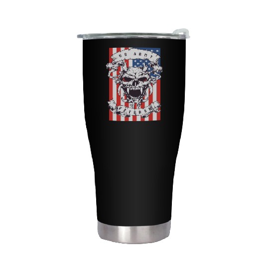 US Army Veteran Skull Stainless Steel Tumblers