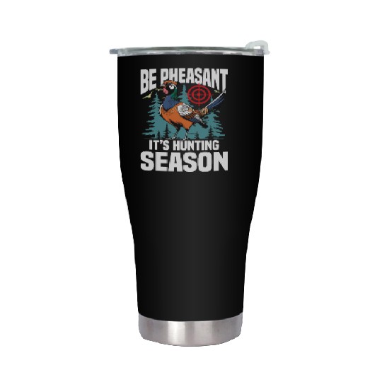 Pheasant Hunting for Hunters Stainless Steel Tumblers