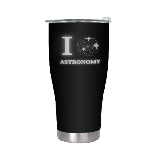 Amateur Astronomy: I Love Astronomy Stainless Steel Tumblers