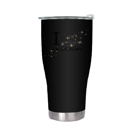 Amateur Astronomy: I Love Astronomy Stainless Steel Tumblers