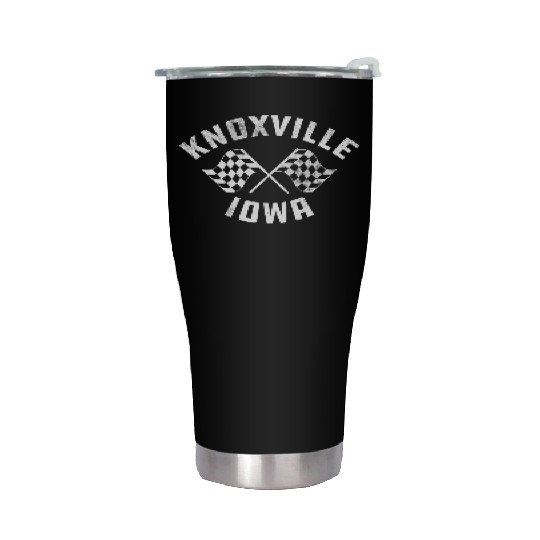 Knoxville Iowa Sprint Car Racing Dirt Track Racing Stainless Steel Tumblers