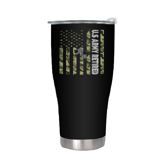 Us Army Retired Stainless Steel Tumblers