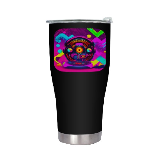 retro vintage 80s pop culture Stainless Steel Tumblers