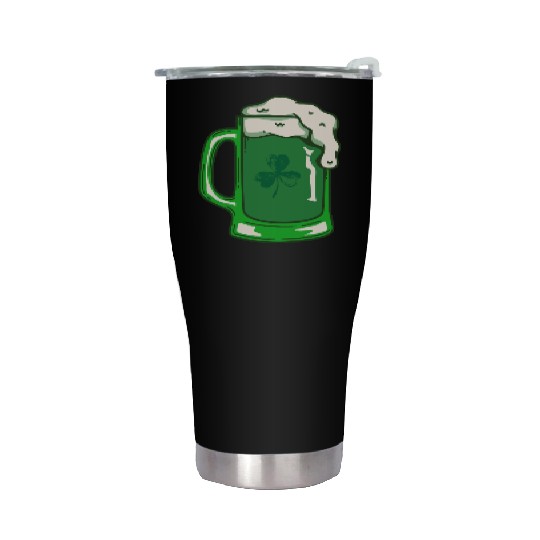 Green Beer Stainless Steel Tumblers