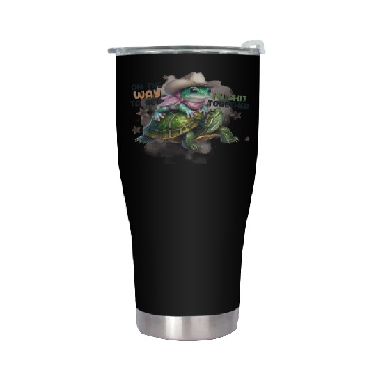 On The Way To Get My Shit Together Stainless Steel Tumblers