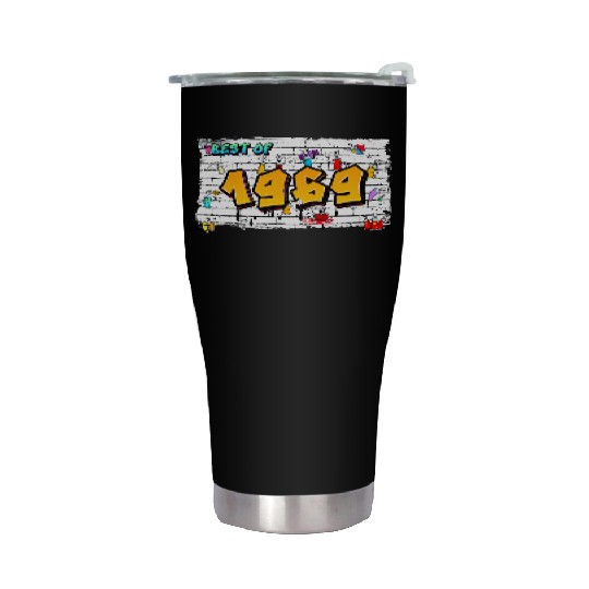 Retro Vibes 1969 Graffiti – 56 Years of Bold Stainless Steel Tumblers
