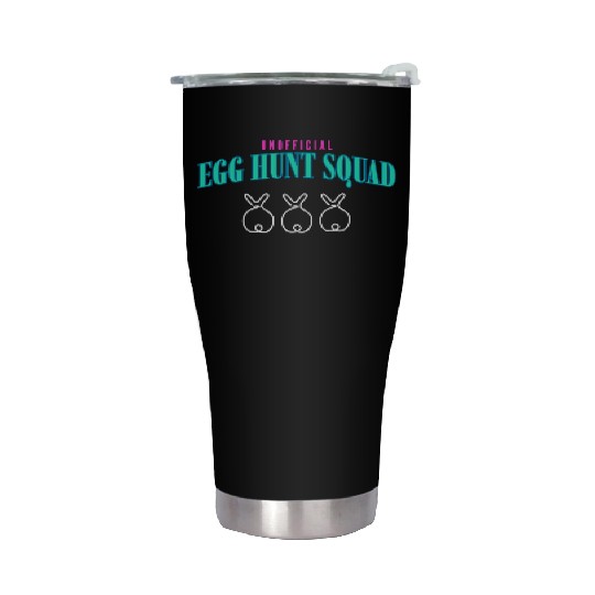 Unofficial Egg Hunt Squad Easter Stainless Steel Tumblers