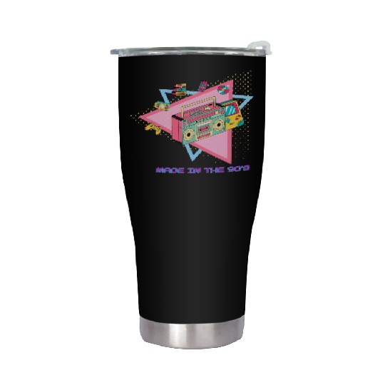 Made in the 90s – Retro Vibes Throwback Design Stainless Steel Tumblers