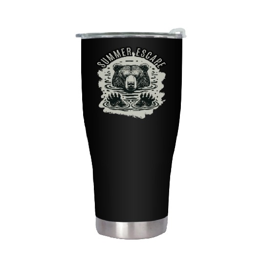 Summer Escape – Dive into Nature Stainless Steel Tumblers