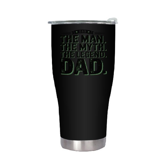 The Man The Myth The Legend Dad Stainless Steel Tumblers | Vintage