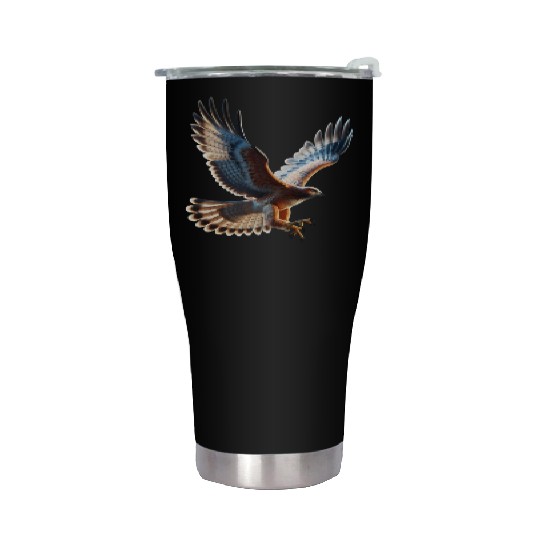 Majestic Hawk Flight Stainless Steel Tumblers