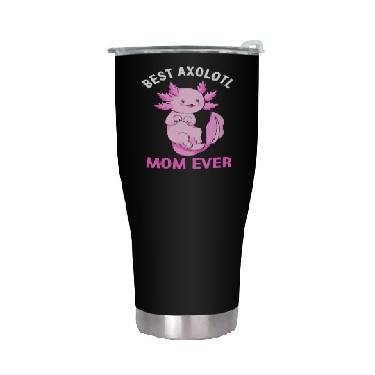 Axolotl Mom Salamander Stainless Steel Tumblers