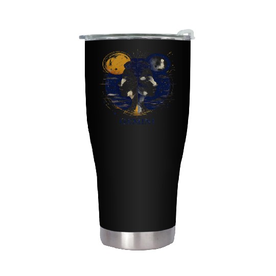 Zodiac Card Gemini Stainless Steel Tumblers