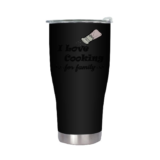 Cooking with Love for Family – Heartfelt and Cozy Stainless Steel Tumblers