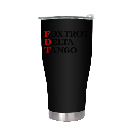 Foxtrot Delta Tango Stainless Steel Tumblers