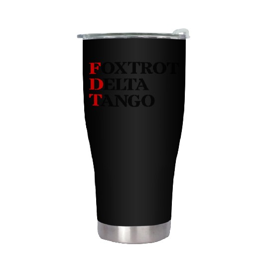 Foxtrot Delta Tango Stainless Steel Tumblers