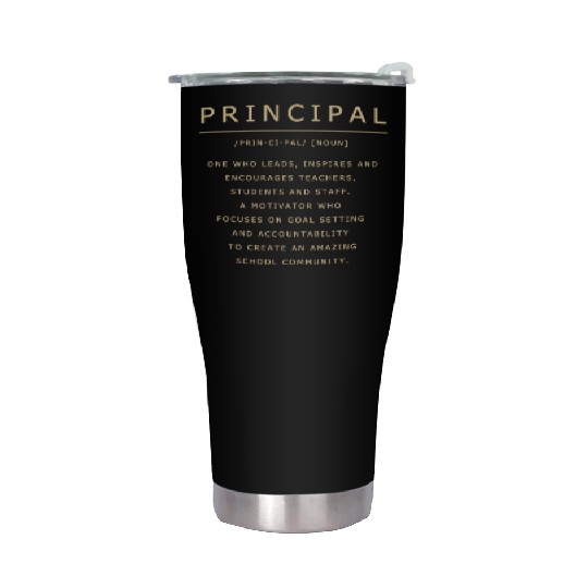 School Principal Back To School Stainless Steel Tumblers