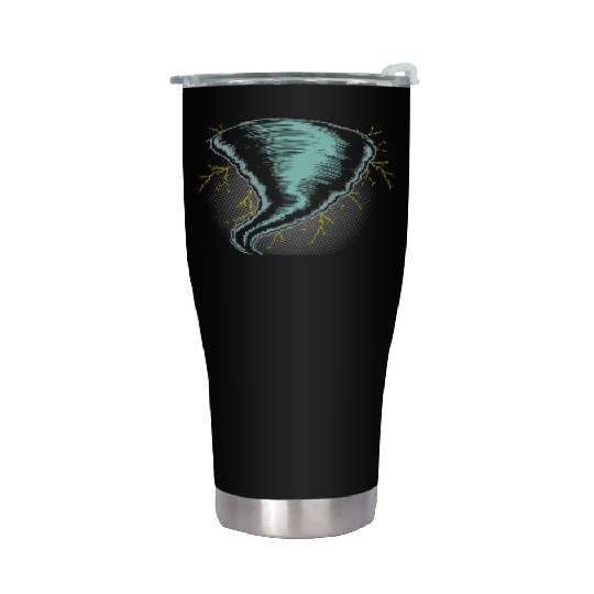 Tornado Storm Chaser Weather Meteorologist Tornado Stainless Steel Tumblers