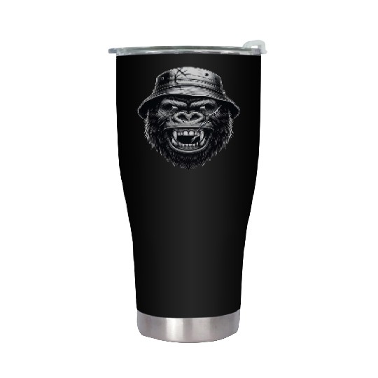 Savage Gorilla – Streetwear Beast Art Stainless Steel Tumblers