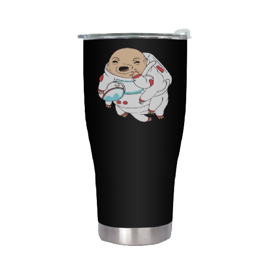 Water Bear Lover Tardigrade Astronaut Stainless Steel Tumblers