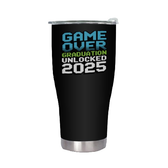 Game Over – Graduation Unlocked 2025 Stainless Steel Tumblers Gift