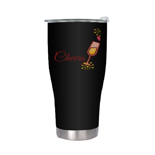 Unisex Stainless Steel Tumblers – Fun Party Vibes for couple