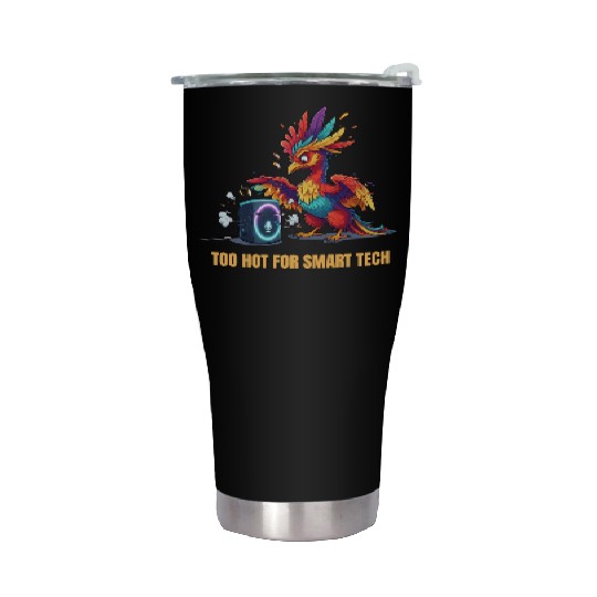 Burnt Out Commands Stainless Steel Tumblers