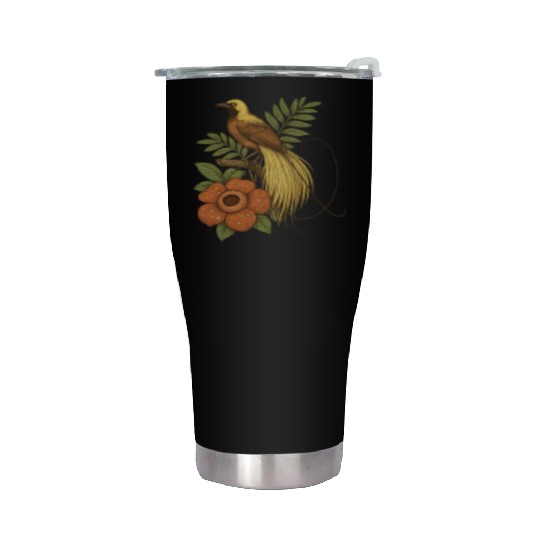 Bird of Paradise Rafflesia Stainless Steel Tumblers