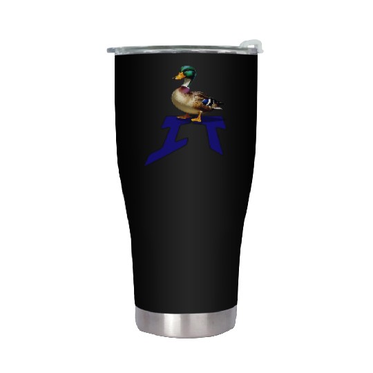 Mallard Duck on the word IT Stainless Steel Tumblers