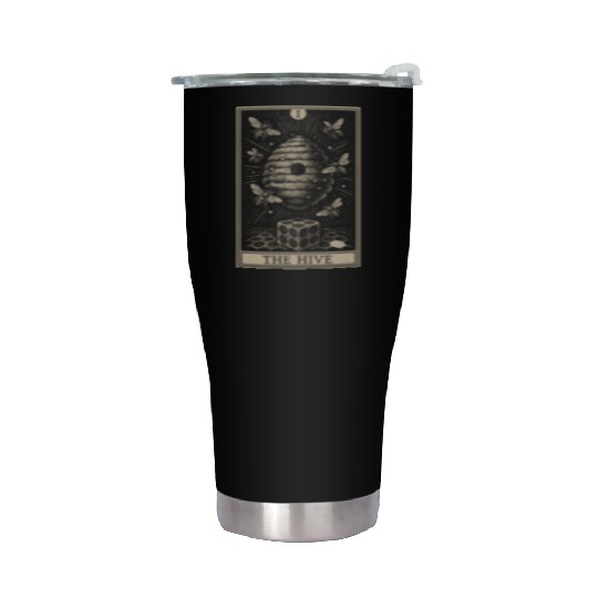 Bee Tarot Card – The Hive Symbol Stainless Steel Tumblers