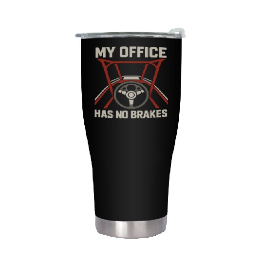 Sprint Car Racing Dirt Track Speed Oval Race Stainless Steel Tumblers